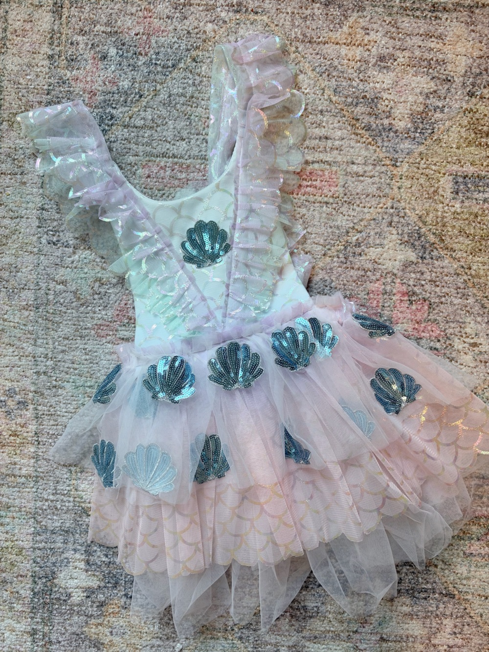 Handmade whimsical mermaid dress
